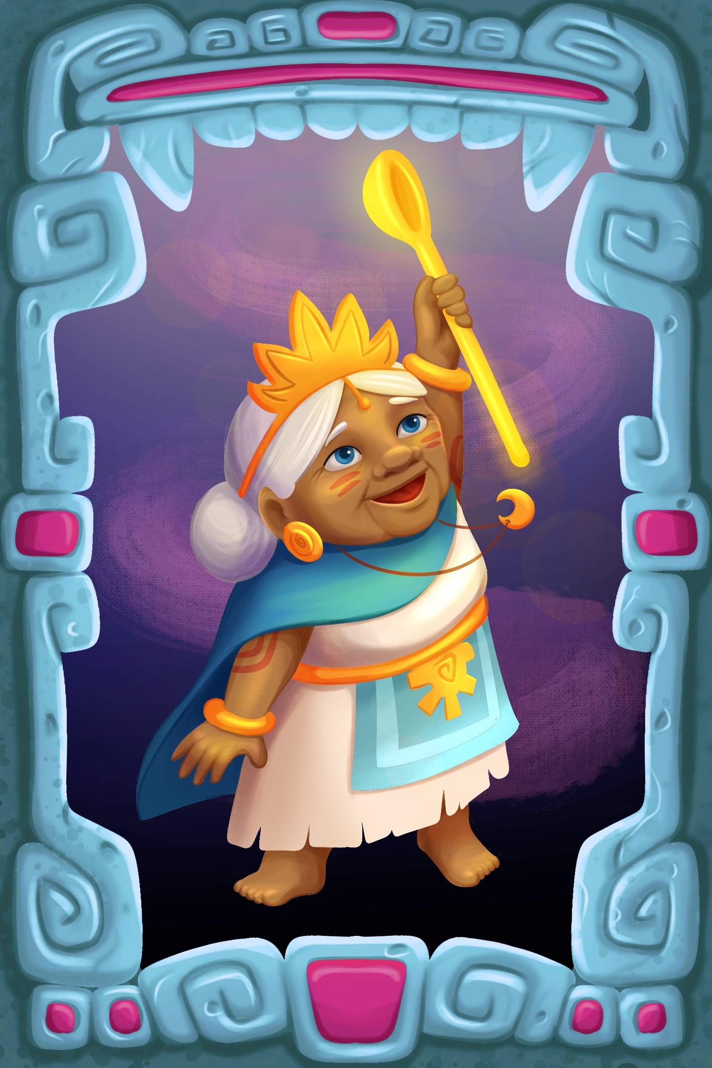 Старушка-повар