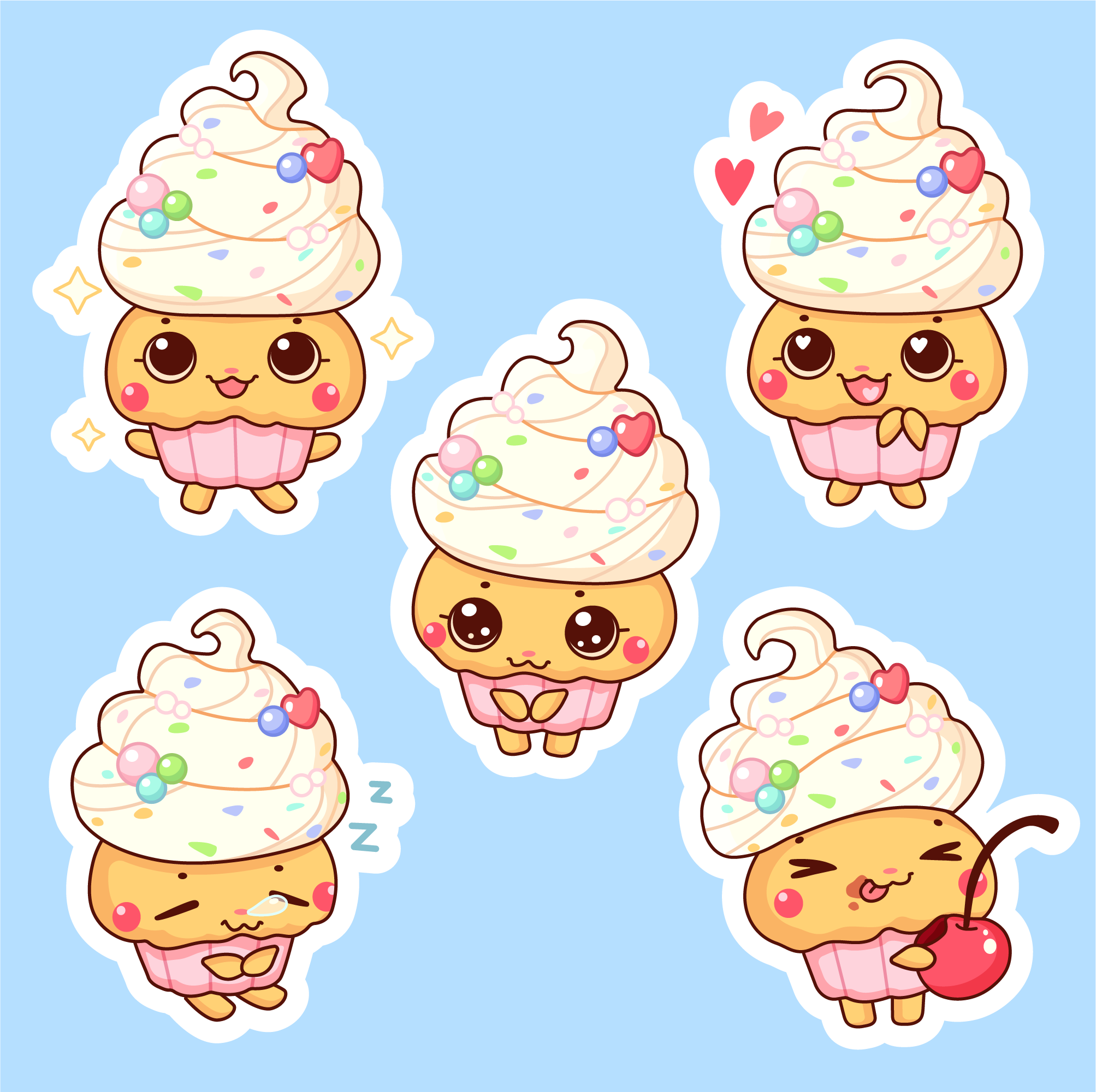 Кексик стикеры