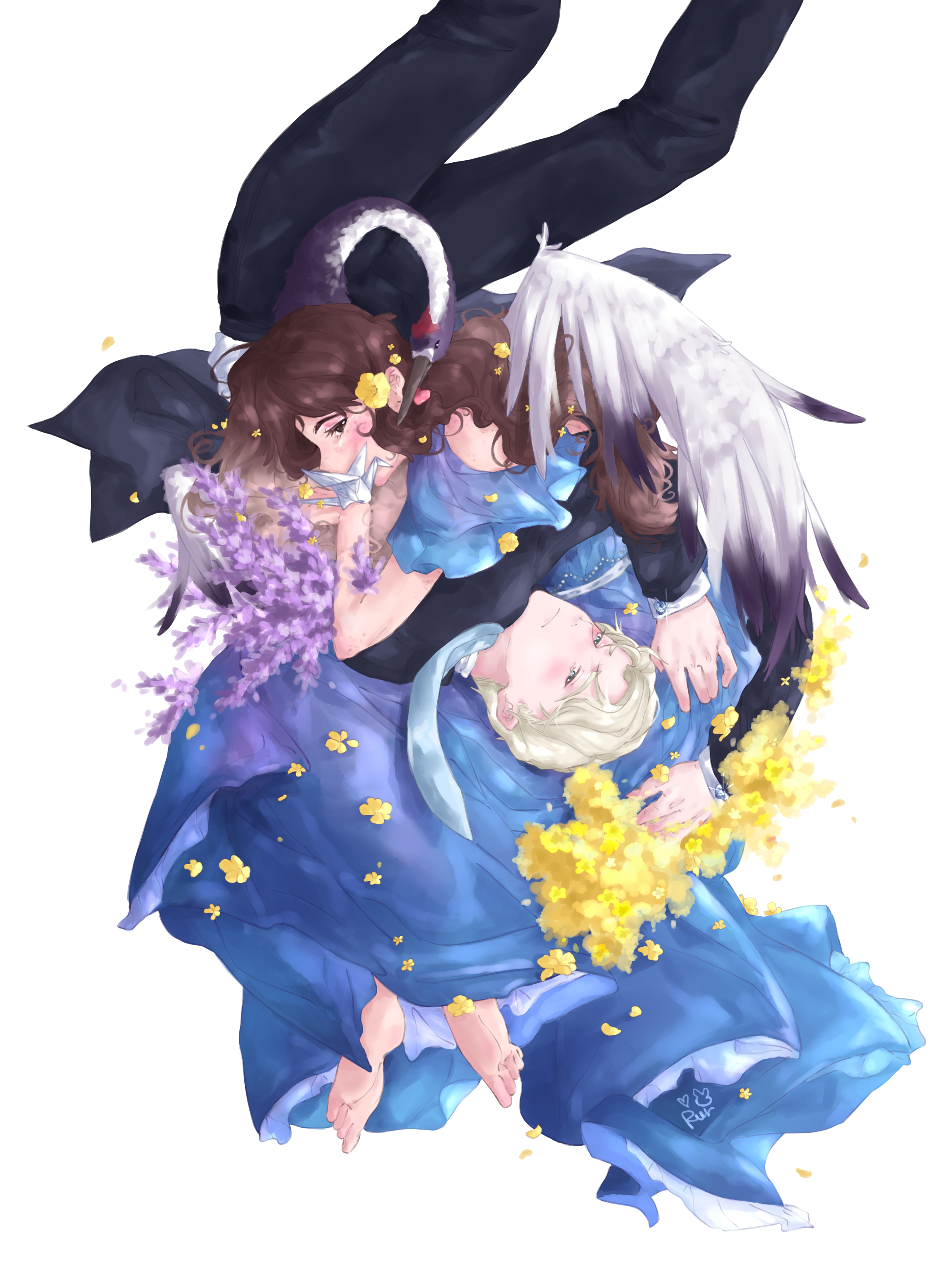 Иллюстрация влюблённых