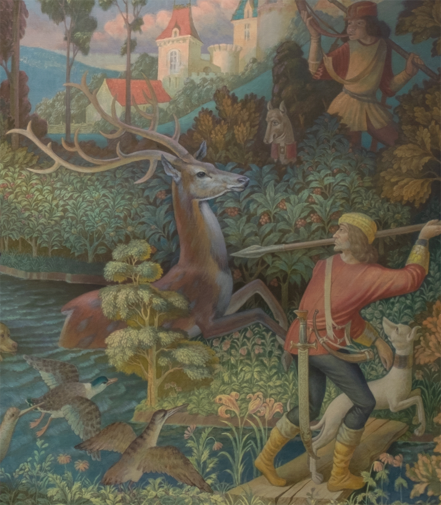 В ПОИСКАХ ЕДИНОРОГА (фрагмент картины)