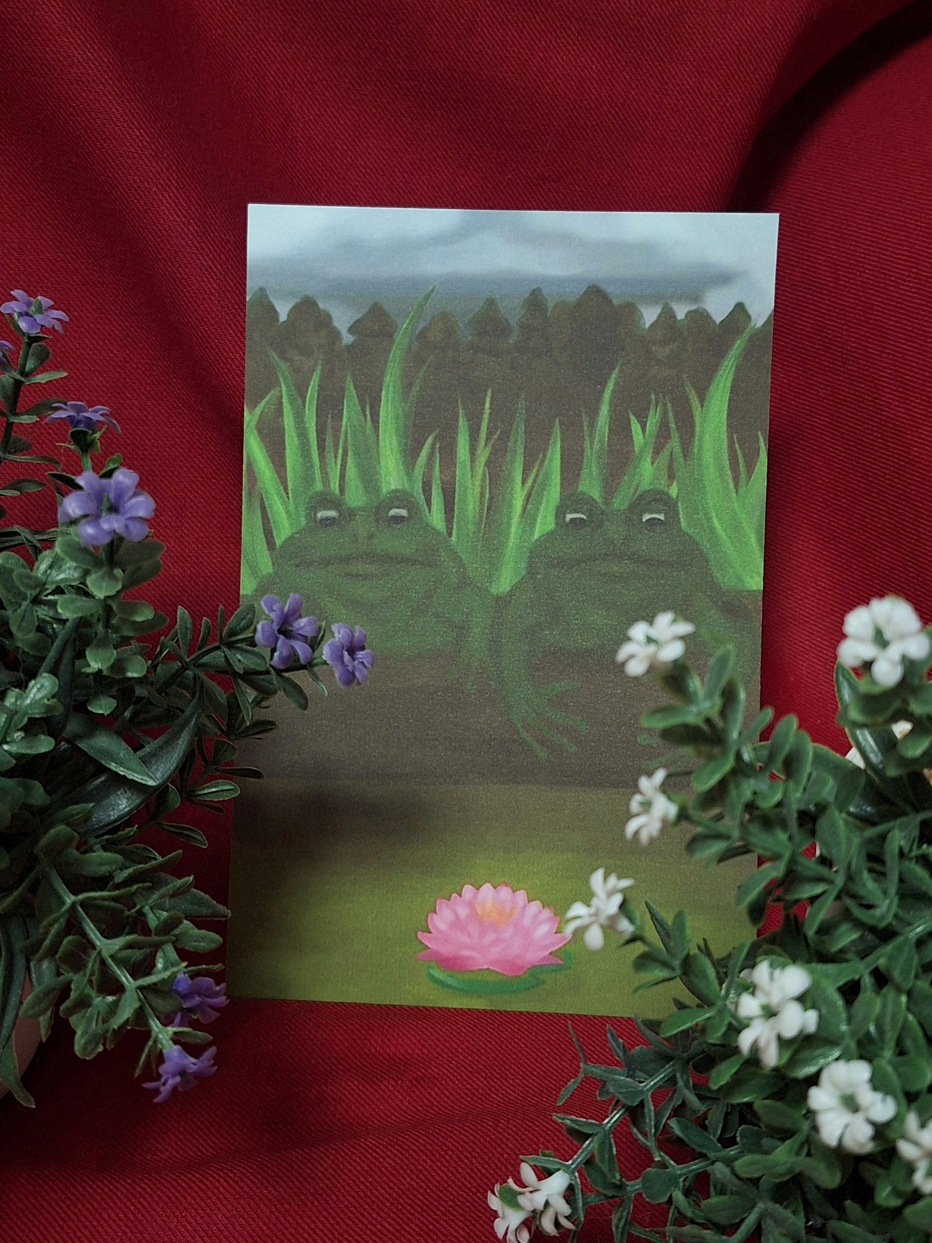 "Жабы" Открытка