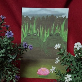 "Жабы" Открытка