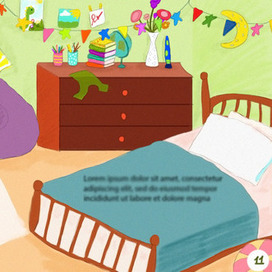 Разворот детской книги