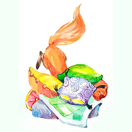 Любопытный лисик