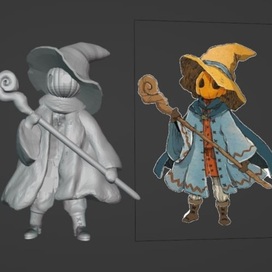 3д модель персонажа