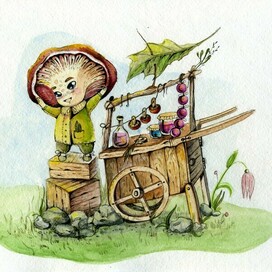 грибочек-торговец