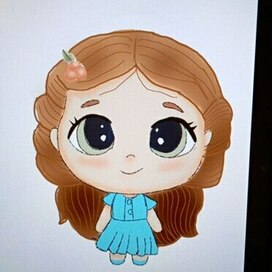 Девочка на Айпаде 