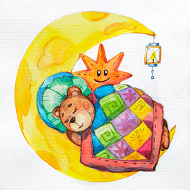 Сонный мишка