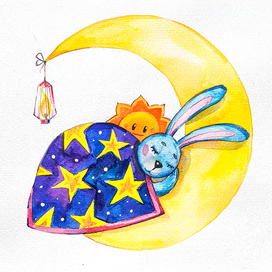 Сонный зайка