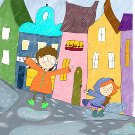 Разворот для детской книги