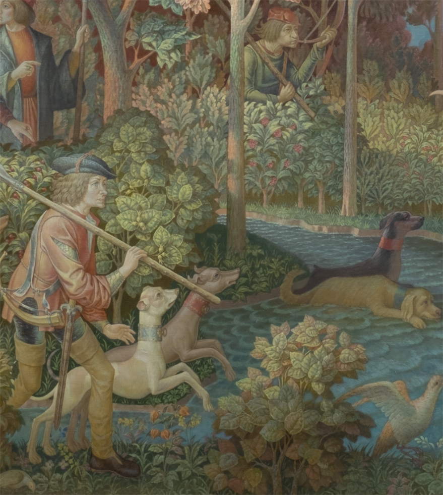 В ПОИСКАХ ЕДИНОРОГА (фрагмент картины)