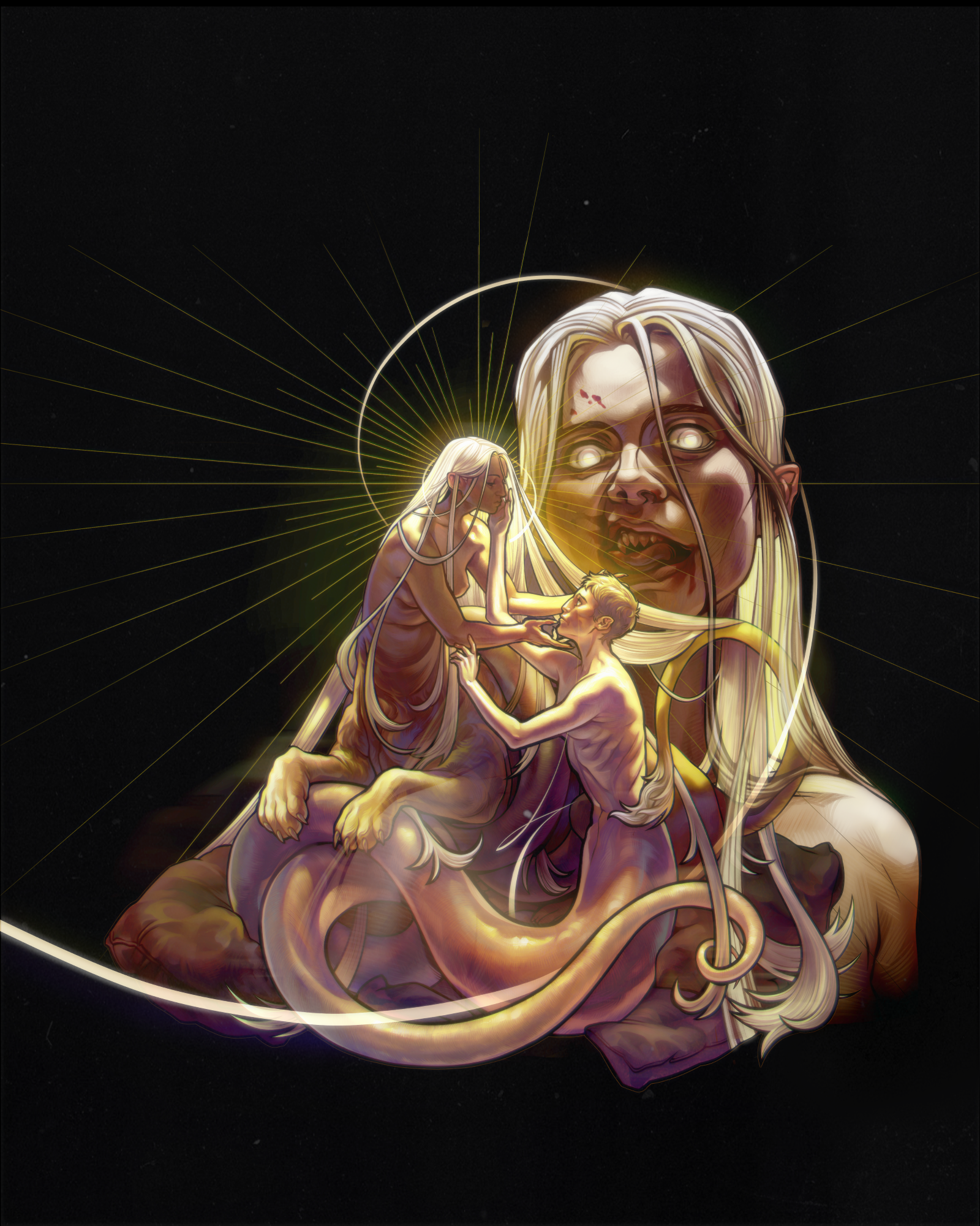 Иллюстрация к песне Леди Гаги “Disease”