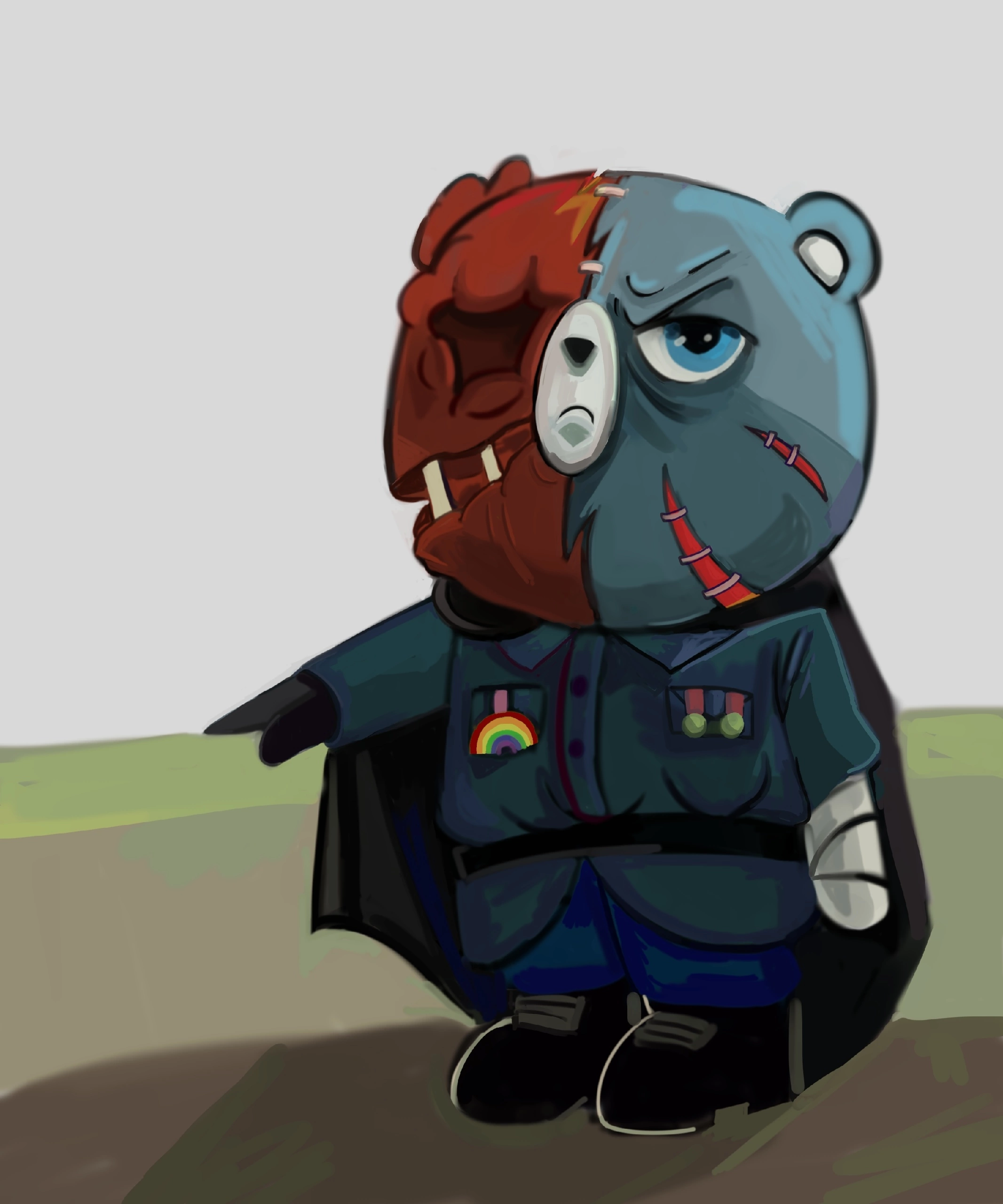 Фанарт к мультфильму "Война Единорогов"