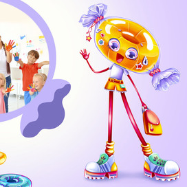 Персонаж для детского центра Карамелька