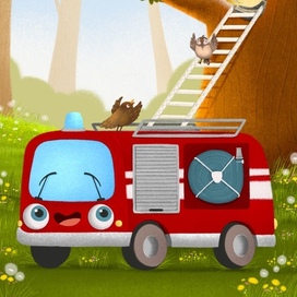 Пожарная Машинка