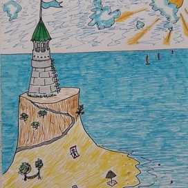 Замок на море