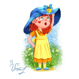 Девочка и шмель