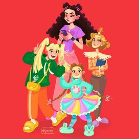 Фан-арт к сериалу "Папины дочки. Новые"