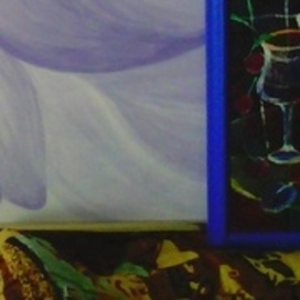 Пион. Рюмка с лимоном 