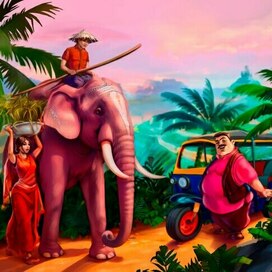 Иллюстрация Шри Ланка