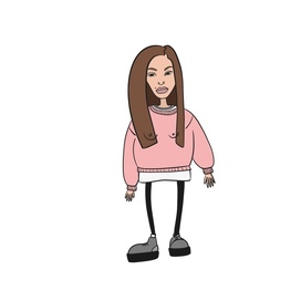 Девушка в свитшоте