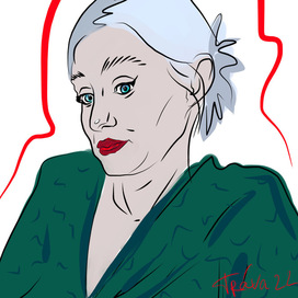 Девушка в зеленом