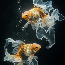 Золотые рыбки 