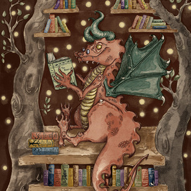 Дракончик книголюб