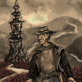 Иллюстрация к книге "Тёмная Башня"