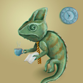 Тревожный хамелеон