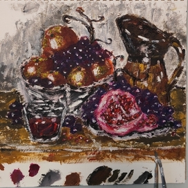 Натюрморт. "Виноград"🍇