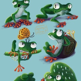 Скетчи лягух