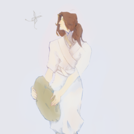 Иллюстрация с Се Лянем из новэлы Благославление небожителей 