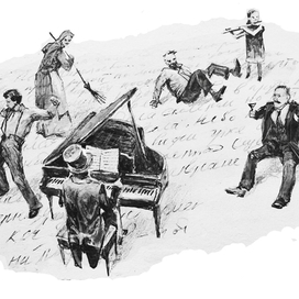 М. А. Булгаков "Записки покойника" концовка к 7 главе