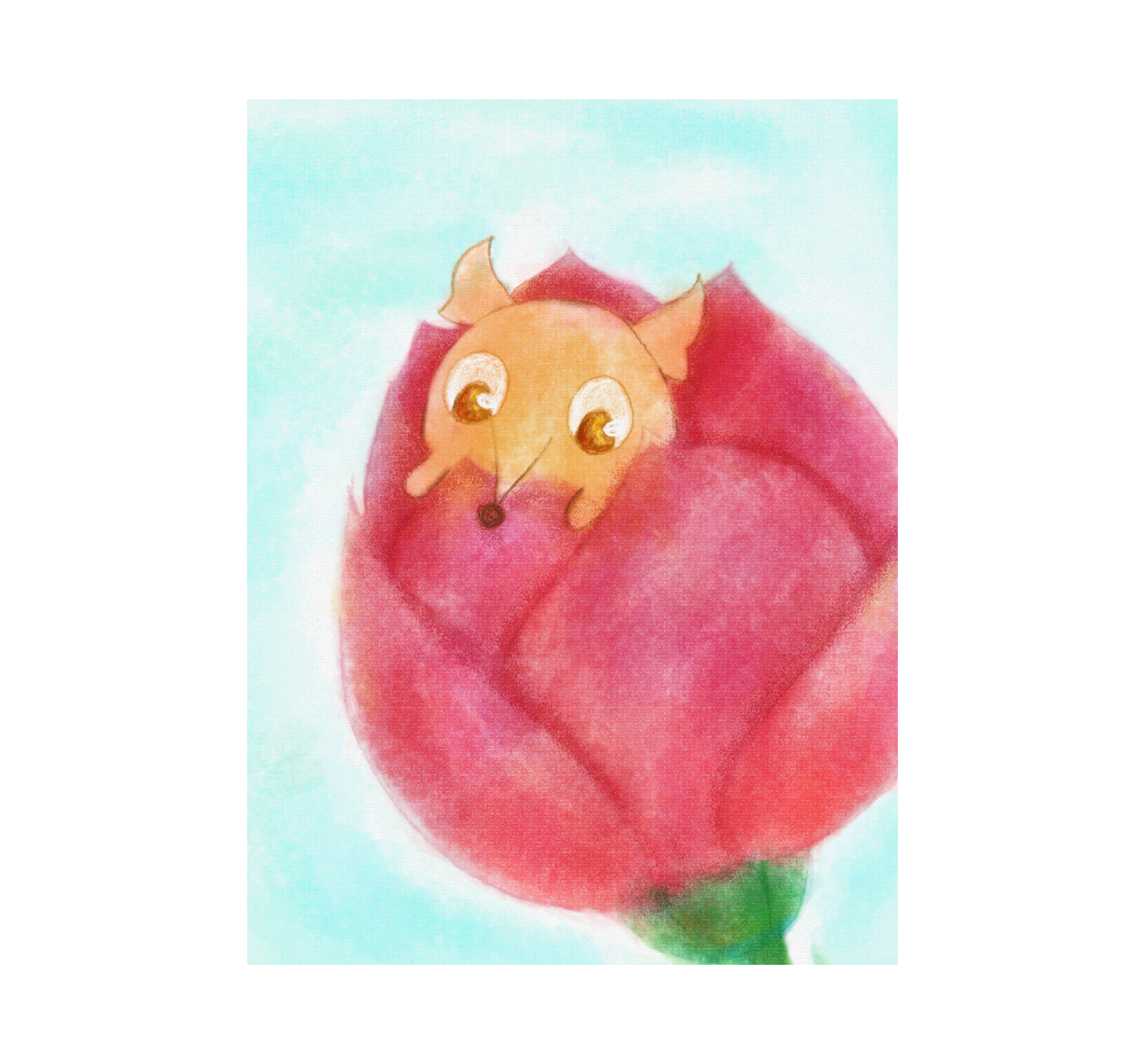 Мышка в цветочке