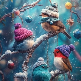 Модные птички