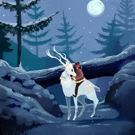 Иллюстрация к книге "Снежная королева"