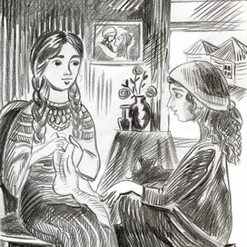 Иллюстрация к рассказу Хайя Санис