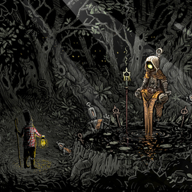 "Monk of the Dark Woods"