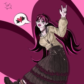 Дракулаура из мультфильма Монстер Хай для ивента