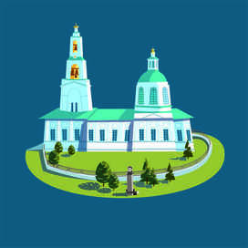 Иллюстрация Храма в г. Сысерть