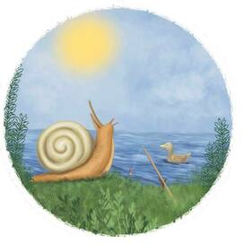 Утро на озере