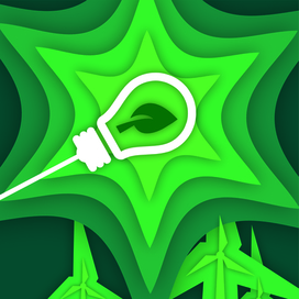 Плакат на тему "Энергосбережение"