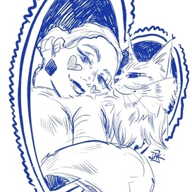 стилизованный портрет