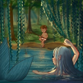 Иллюстрация к сказке "Русалочка"