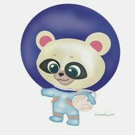 Панда- космонавт 