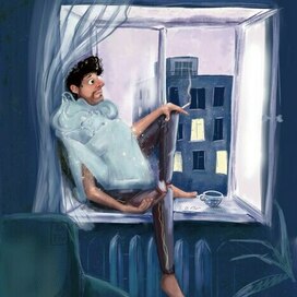 Иллюстрация к книге "Мне тебя обещали" Э.Сафарли