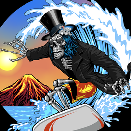 Skeleton surfer
