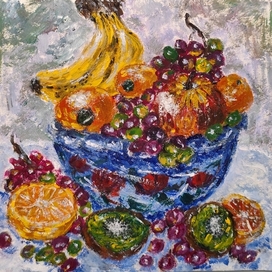Натюрморт. "Фруктовое ассорти"
