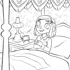 Коралина в стране кошмаров (раскраска)